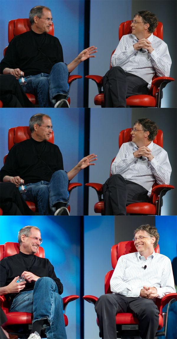 steve jobs bill gates meme. Bill Gates and Steve Jobs
