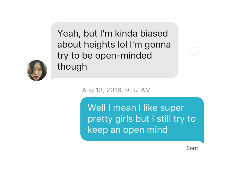 What pictures not to use tinder