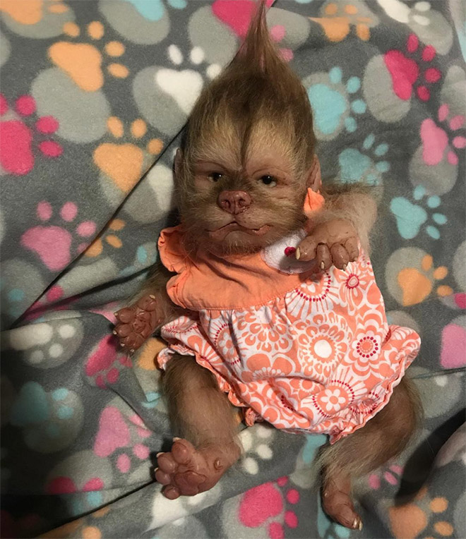 baby werewolf doll
