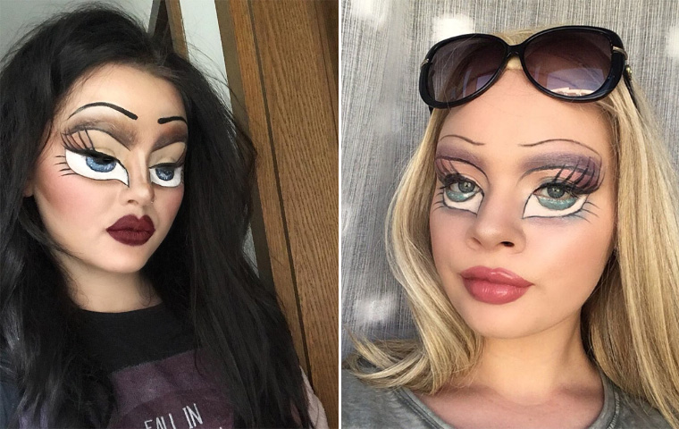 Awkward Instagram Beauty Trend: Doll Makeup