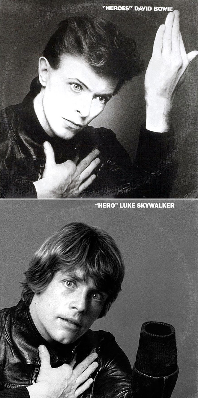 David Bowie and Star Wars mashup.