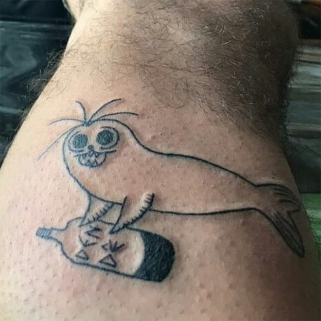 Some people get really ugly tattoos...