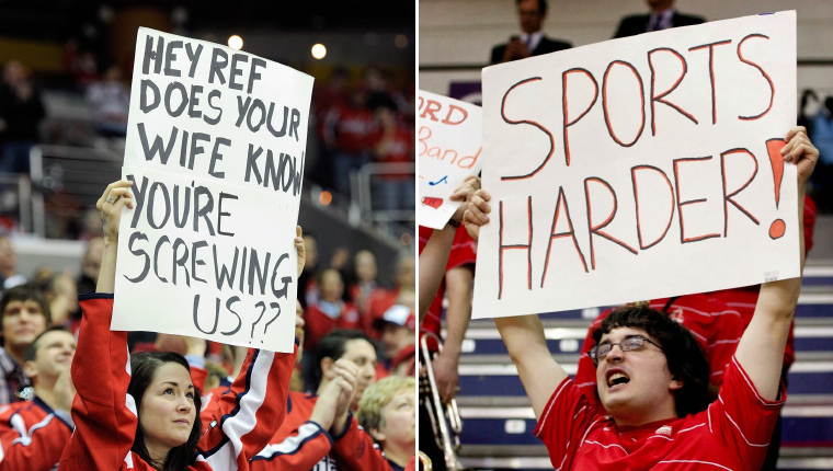 sports fan signs ideas