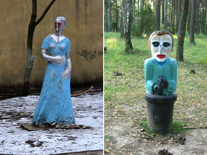 Creepy Russian playground.