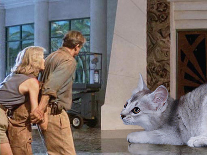 Jurassic Park: Cat Edition.