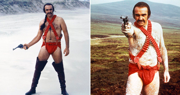 Sean Connery Rocked a Scarlet Mankini In 1974 Sci-Fi Movie “Zardoz”