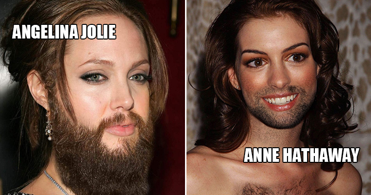 Female Celebrities With Beards Female Celebrities With Beards