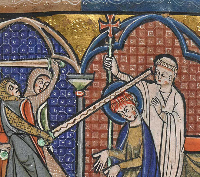 Cheerful medieval art.