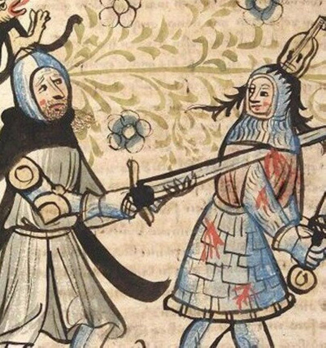 Cheerful medieval art.