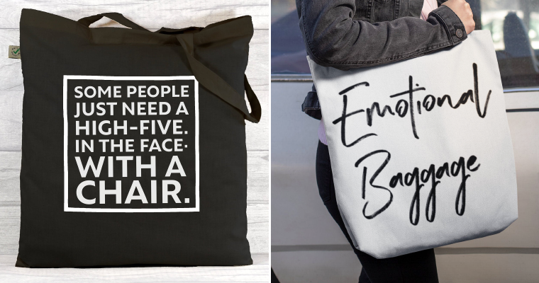 Funny grocery bags deals