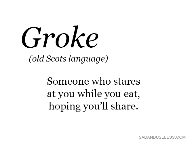 Old word that needs to come back.