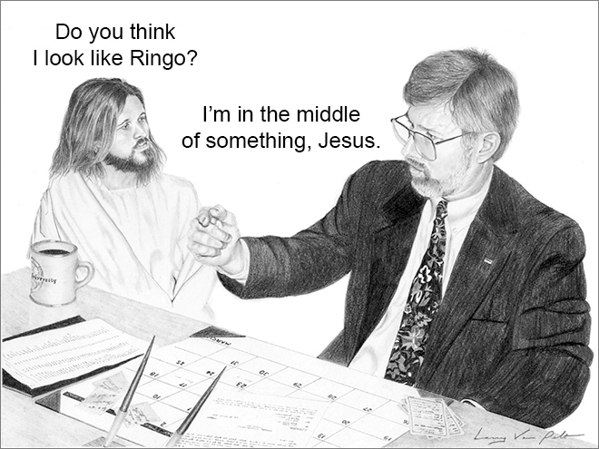Jesus being a jerk.