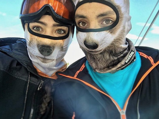 Funny ski masks.
