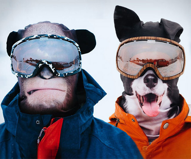 Funny ski masks.