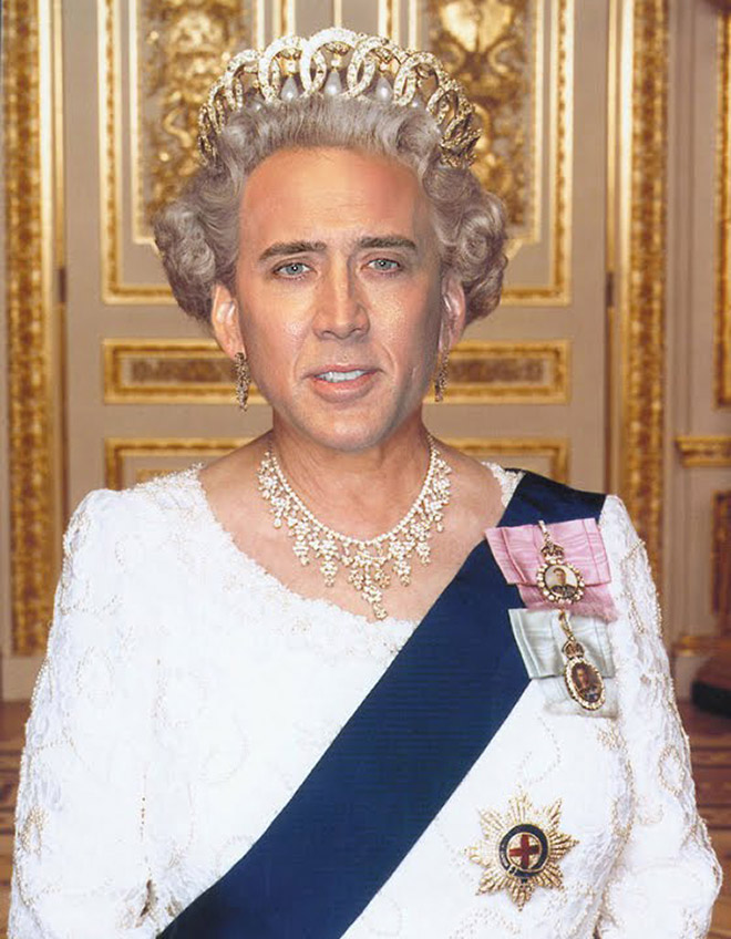 Nicolas Cage meets Photoshop.