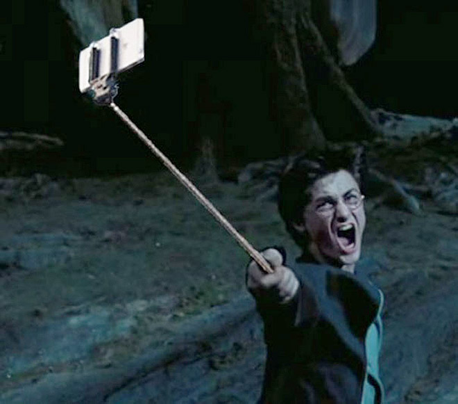 Replacing guns with selfie sticks is so much fun!