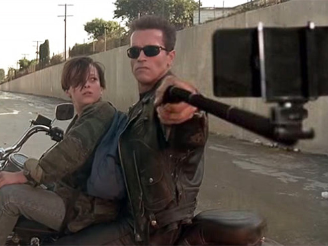 Replacing guns with selfie sticks is so much fun!