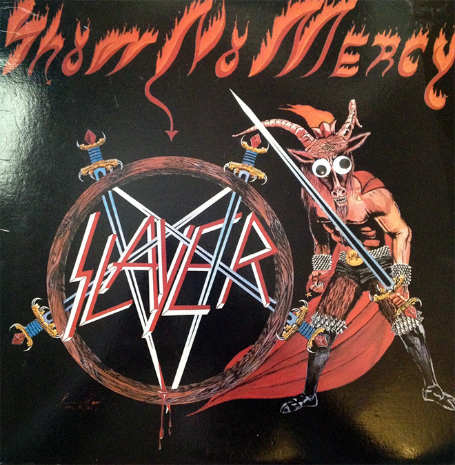 Metal albums are much less scary with googly eyes.