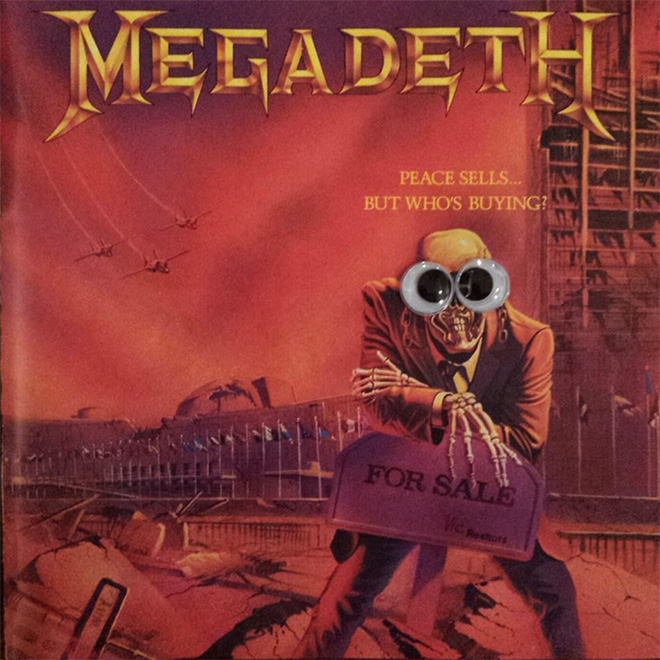 Metal albums are much less scary with googly eyes.