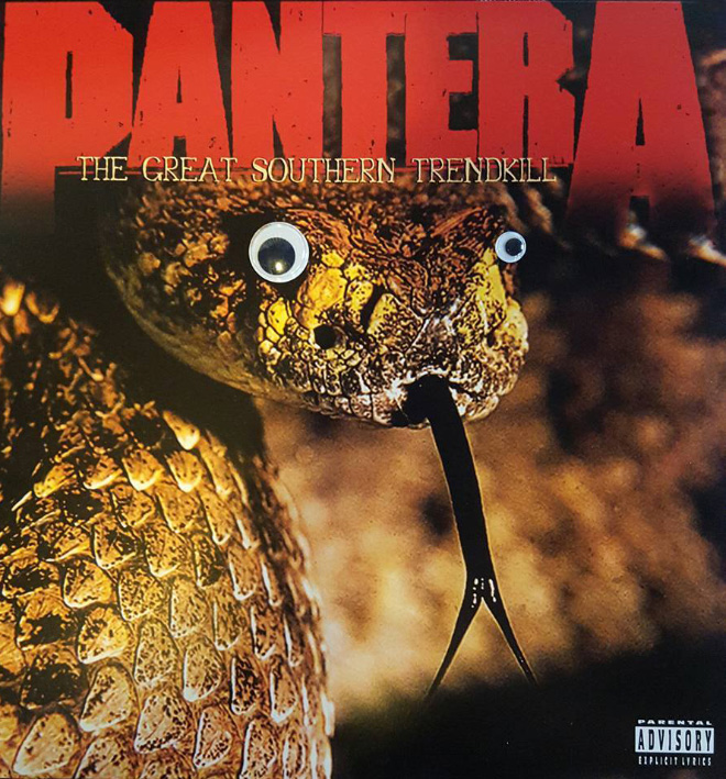 Metal albums are much less scary with googly eyes.