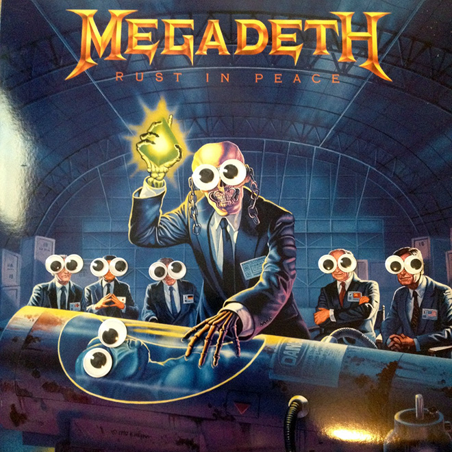 Metal albums are much less scary with googly eyes.