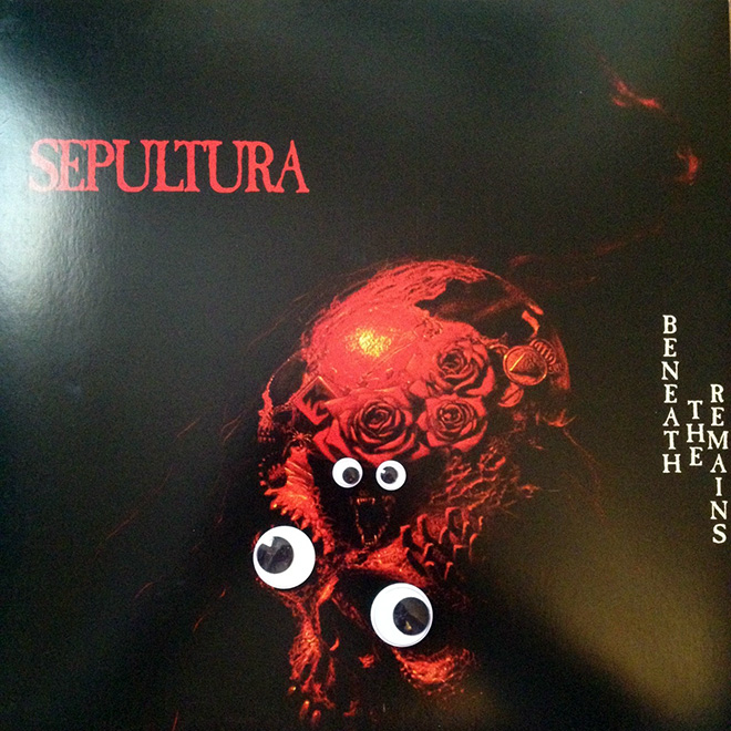 Metal albums are much less scary with googly eyes.