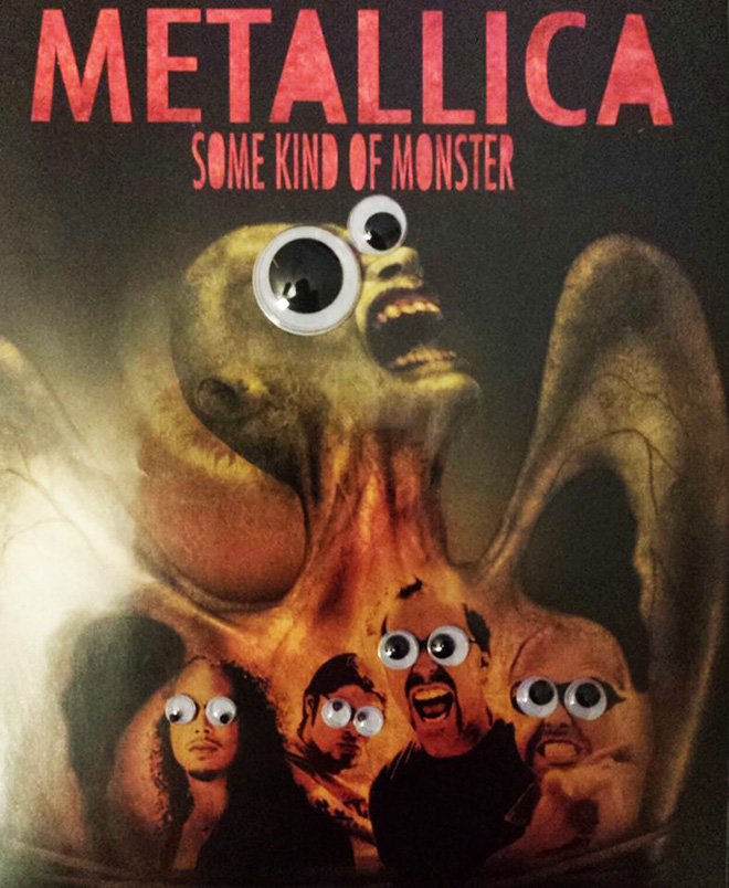 Metal albums are much less scary with googly eyes.