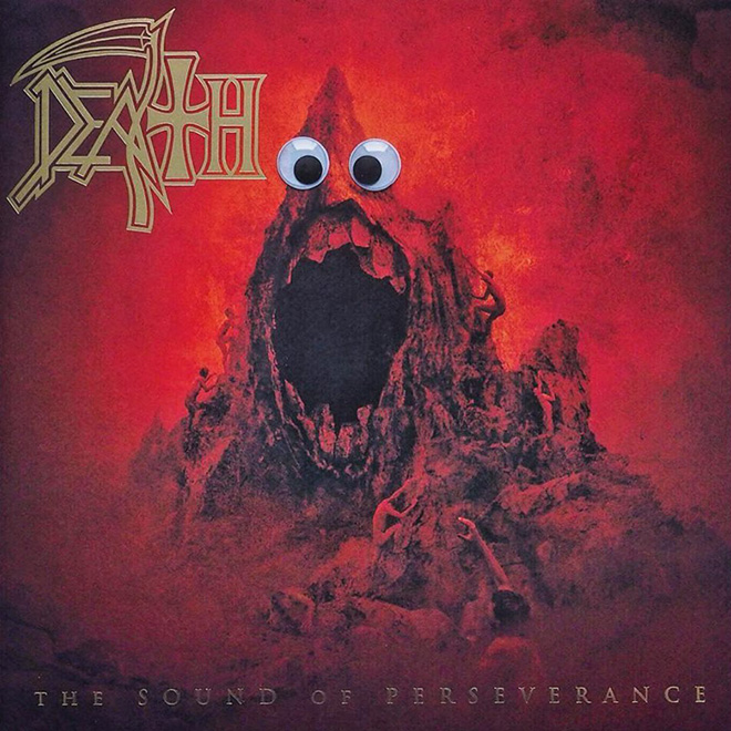 Metal albums are much less scary with googly eyes.