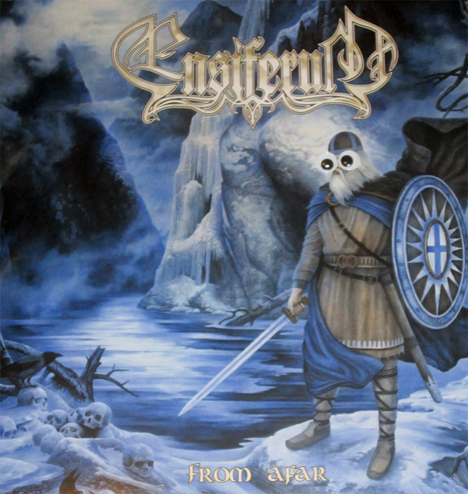 Metal albums are much less scary with googly eyes.