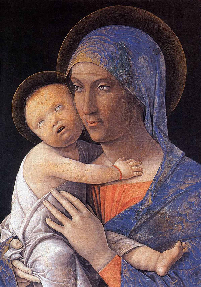 Ugly baby in Renaissance painting.