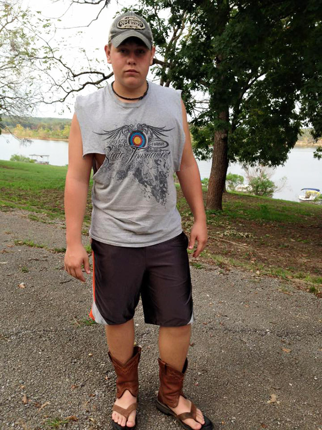 cowboy boot flip flops