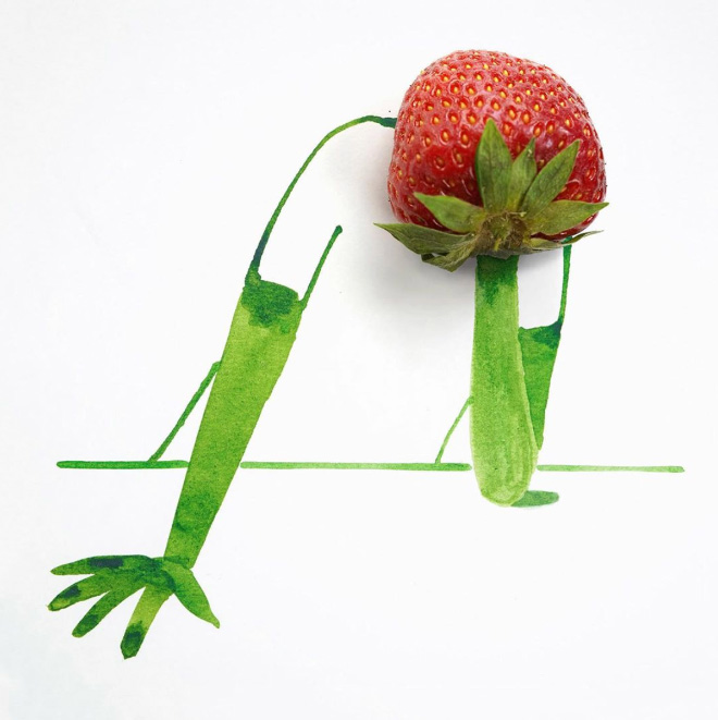 When everyday objects meet drawings...
