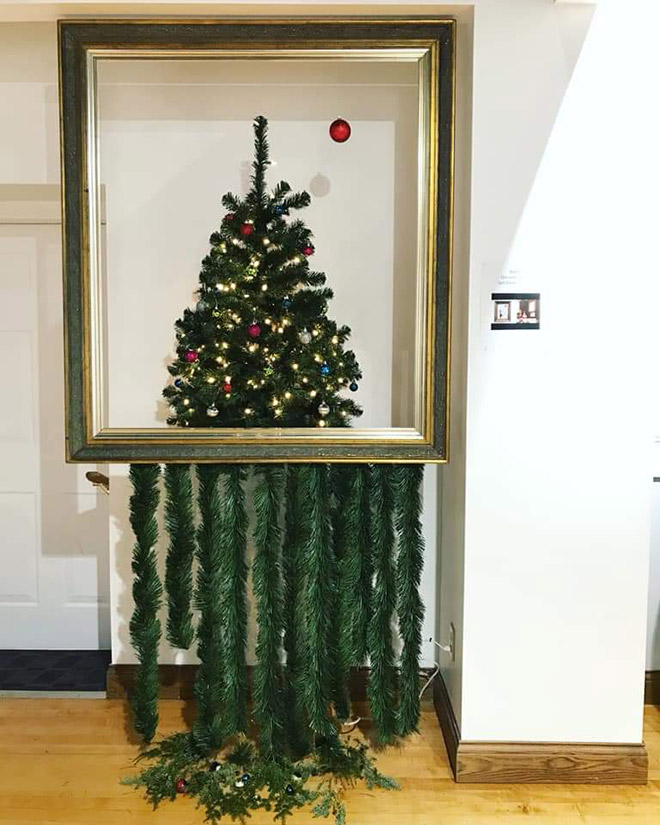 Brilliant Christmas tree idea.