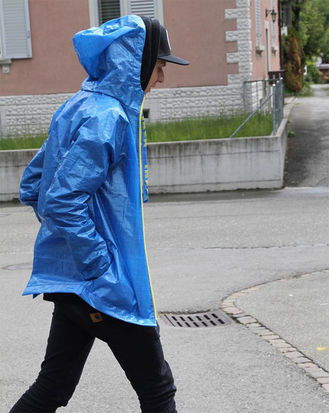 IKEA blue bag fashion.