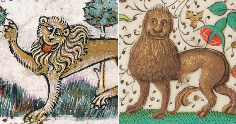 Medieval Artists Were Really Bad At Drawing Lions