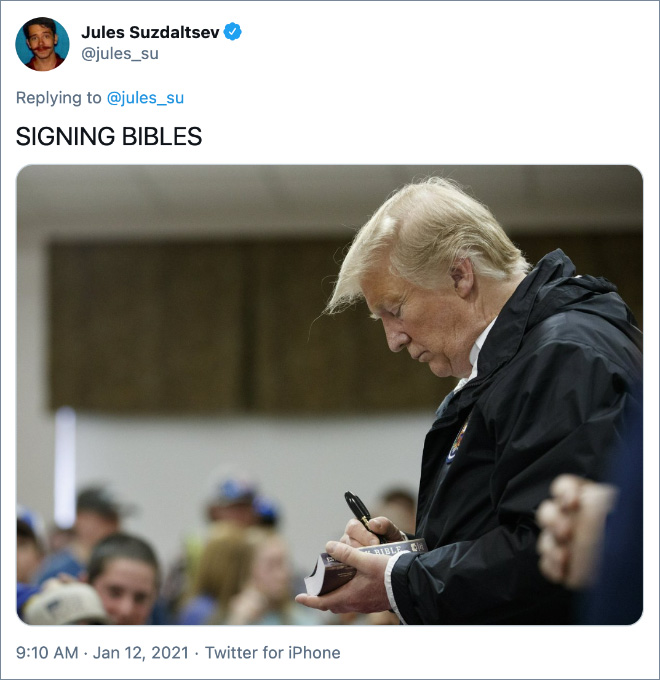 SIGNING BIBLES