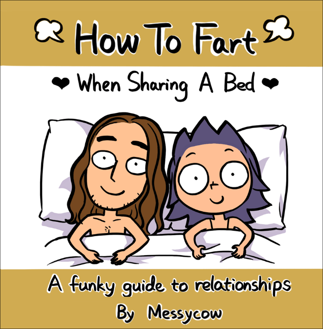 Farting in bed etiquette.