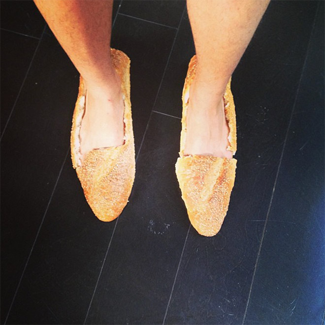 Bread shoes.