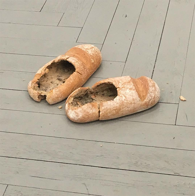 Bread shoes.