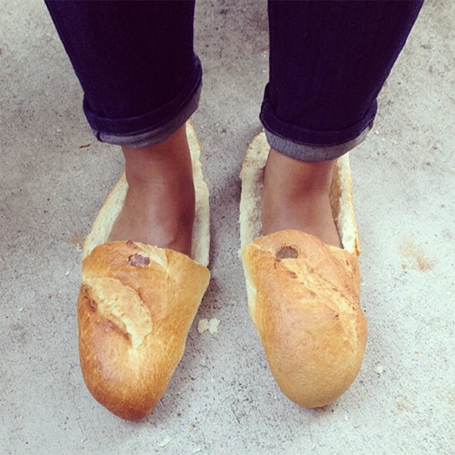 Bread shoes.