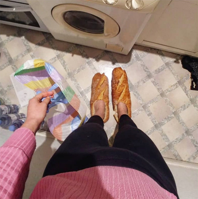 Bread shoes.