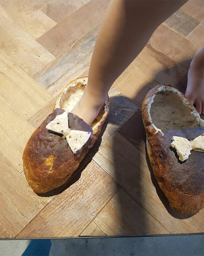 Bread shoes.