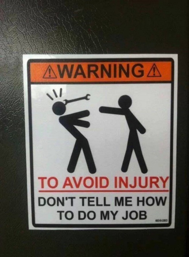 Passive-aggressive sign.