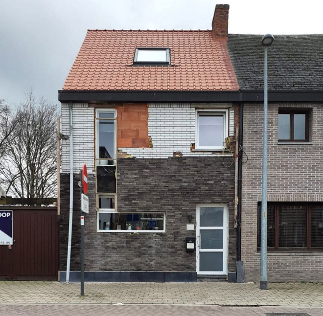 Ugly Belgian house.
