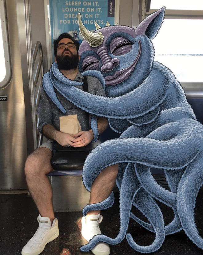 Subway monster.