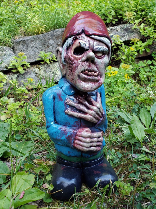 Zombie garden gnome.