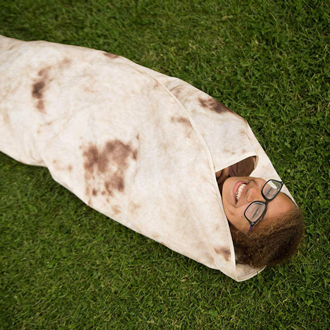 Burrito blanket.