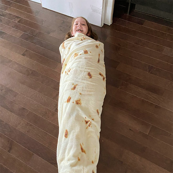 Burrito blanket.