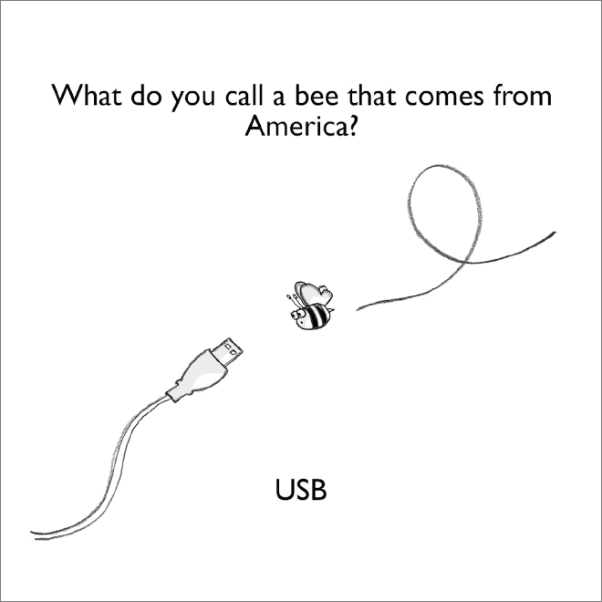USB pun.