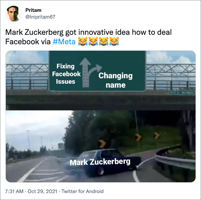 Mark Zuckerberg got innovative idea how to deal Facebook via #Meta